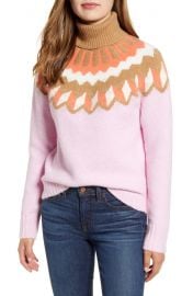 J Crew Fair Isle Turtleneck Sweater in Supersoft Yarn   Nordstrom at Nordstrom